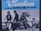 MONKEES: I'm A Believer / Steppin' Stone 45 (PS, small tag & writing on label)
