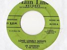 Rare Doo Wop 45 LEE ANDREWS AND THE HEARTS Long Lonely Nights MAIN LINE HEAR IT