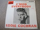 EDDIE COCHRAN C'Mon Everybody EP  1963  LIBERTY SUPERB EX