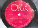 78rpm EVA TAYLOR & CLARENCE WILLIAMS  - I wish I could shimmy… OKEH NYC 1922