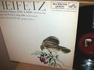 JASCHA HEIFETZ '57/VITALI,FAURE+/1957 RCA LM-2074 PLUM DOG 1S, 1S Mono LP/NM-