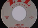CLIFF and SUN-RAYS: Lucky Me / No Treason ZIL Teen 45 Doo Wop Rare HEAR IT