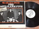 Rare WHITE LABEL PROMO Mono Epic LP THE DAVE CLARK FIVE Glad All Over 1st cover