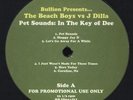 THE BEACH BOYS VS J DILLA Pet Sounds: In The Key Of Dee LP NEW VINYL repress Bu