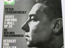 KARAJAN cond TCHAIKOVSKY 4th Symphony LP EX GERMAN Columbia WHITE GOLD
