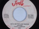 70s Soul 45 TONY LAMPKIN He's A Better Liar Than Me JEMKL HEAR
