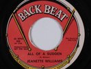 Northern Soul 45 JEANETTE WILLIAMS All of a Sudden BACK BEAT NM HEAR