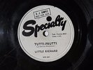 Little Richard Tutti Frutti Promo Specialty 78 rpm DJ Copy Rare