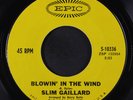 SLIM GAILLARD: Blowin' In The Wind / Little Bird 45 (promo tol) Blues & R&B
