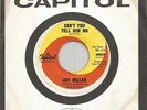 JAY MILLER-CAN´T YOU TELL HIM NO + IT´S JUST A WASTE OF TIME SINGLE 7 VINYL