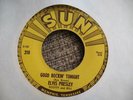 ELVIS PRESLEY GOOD ROCKIN' TONIGHT KILLER ROCKABILLY 45 ON SUN 210