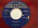 RARE DOO-WOP 45/ THE CROWS 