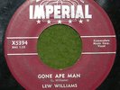 Lew Williams Cat Talk / Gone Ape Man Imperial X5394 Rockabilly Collectors L K