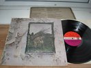 Led Zeppelin IV 4 ZOSO 1ST PRESS  DECENT AUDIO INNER PLUM RED ORIGINAL UK LP