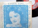 KATHIE KING oh how it hurts Don't tell tales 1960's picture sleeve TEEN 45 e5560