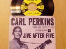 CARL PERKINS Jive After Five/Pink Pedal Pushers 1958 Columbia rockabilly 45 & PS