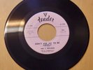 5 TROJANS Alone in this World/Don't Ask Me to Be Lonely 1958 Tender 516 r&b 45