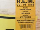 Vinyl Limited Edition R.E.M. LP OUT OF TIME  NEAR MINT 1st PRESS + 7