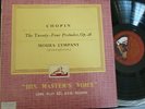 MOURA LYMPANY / CHOPIN 24 preludes / HMV CLP 1051
