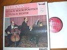 PHILIPS 835182/3 HIFI-STEREO ROSTROPOVICH RICHTER BEETHOVEN CELLO 2LP BOX