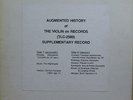 Augmented Hostory of the Violin – Vasa Prihoda, Musin, Vecsey, Elman..