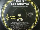 AC/DC Rock N Roll Damnation ORIGINAL 45 AUSTRALIA Albert 1978 Bon Scott N/MINT