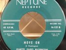 JEANETTE BABY WASHINGTON Too Late Move On POPCORN R&B 45 on NEPTUNE c1902