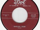 COUNTS- DARLING DEAR - DOT 45 1188- ORIGINAL 1954 ISSUE  NM VOCAL GROUP/ DOO WOP