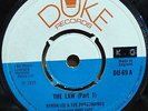 BYRON LEE & THE DRAGONAIRES THE LAW (PART 1) ORIGINAL UK DUKE 45 CLIP
