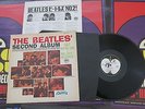 THE BEATLES Second Album ORIGINAL 1970 APPLE JAPAN LP FRENCH RADIO STICKER