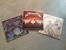 3 LP Vinyl Metallica - Master Of Puppets, And Justice For All, Creeping Death