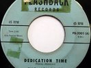The MEMORIES 45 Dedication Time / In This World.. FLASHBACK label DOO WOP e5945
