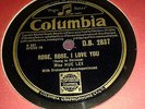 Miss HUE LEE :  ROSE, ROSE, I LOVE YOU  /  AN AUTUMN MELODY. UK 78rpm