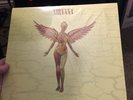 NIRVANA - IN UTERO LP 1993 ORIG CLEAR BLUE VINYL LIMITED EDITION 15000 FOO HOLE