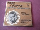 RARE/SP/EDDIE COCHRAN/STEREO/BELGIUM PRESS/UNITED ARTISTS/VINTAGE/ROCK N ROLL