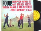 HAMPTON HAWES + KESSEL, MANNE & MITCHELL: FOUR contemporary LP / MONO DG