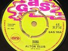 ALTON ELLIS   DIANA b/w ENGLISH TALK   UK GAS 7