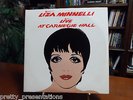 Liza Minnelli  Live Carnegie Hall Vinyl 2 Record LP Album Cover art Andy Warhol