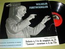 FURTWANGLER Beethoven LP “Symph N. 1 op. 21 / Leonora” QALP 10142 1ed ITALY