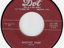 COUNTS - DARLING DEAR- DOT 45 1188- ORIGINAL 1954 ISSUE  EX  DOO WOP