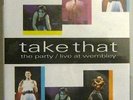 TAKE THAT -THE PARTY/LIVE AT WEMBLEY vhs videocassetta