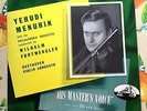 ALP 1100  BEETHOVEN  Violin Concerto  YEHUDI MENUHIN  WILHELM FURTWANGLER  LP