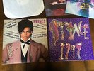 Prince 1999 and Controversy LP Vinyl Records Near Mint with original mint Poster