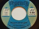 GARAGE PUNK The Nocturnals BECAUSE YOU'RE GONE Regency 45 rare Canadian KILLER