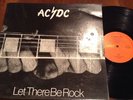 ACDC LET THERE BE ROCK RED 33 LP RECORD