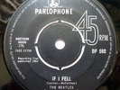 BEATLES If I Fell / Tell Me Why Parlophone UK export 45 rare