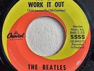 Beatles WE CAN WORK IT OUT Scarce Capitol Subsidiary Label 45. Beautiful