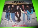 NEW SEALED: ANTHRAX ANTI-SOCIAL ENGLAND IMPORT 12 1S 409  RECORD VINYL LP