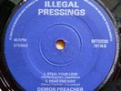 DEMON PREACHER 7” only 500 made 'Royal Northern' 1978 Nik Fiend PUNK CLASSIC