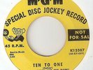 LOU ROBERTS Ten To One MGM PROMO WIGAN CASINO  NORTHERN SOUL 45